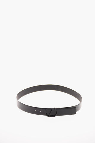 ZZEGNA Leather Reversible Belt 35mm