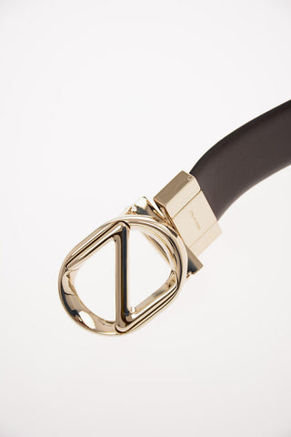 ZZEGNA Leather Reversible Belt 30mm