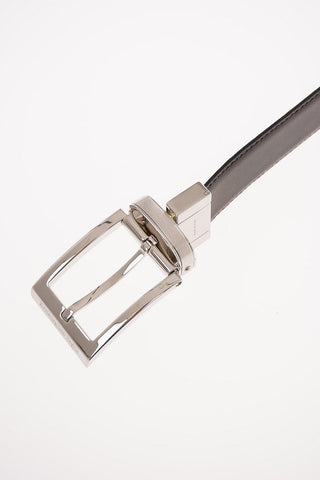 ZZEGNA Leather Reversible Belt 30mm