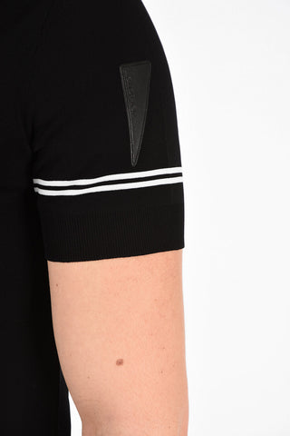 Maglia Slim Fit OFF-CENTERED STRIPE a Maniche Corte 