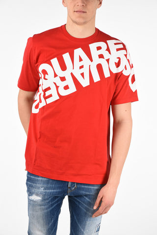 Logo-Print Jersey SLOUCH FIT T-shirt