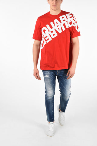 Logo-Print Jersey SLOUCH FIT T-shirt
