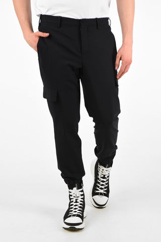 Hidden Closure Slim Fit Utility Pants