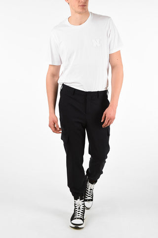 Hidden Closure Slim Fit Utility Pants