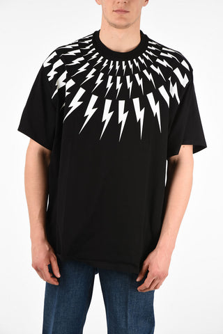 T-Shirt Easy Fit THUNDERBOLT Dropped Shoulder 