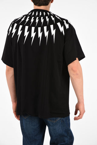T-Shirt Easy Fit THUNDERBOLT Dropped Shoulder 