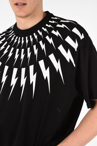 T-Shirt Easy Fit THUNDERBOLT Dropped Shoulder 