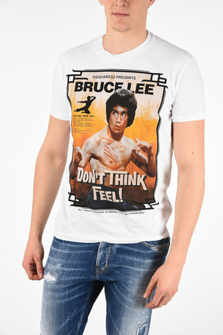 Bruce Lee- Print FAT DAN FIT T-shirt