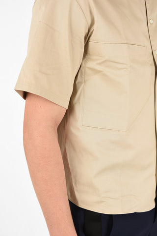 Short Sleeve Boxy Fit Shirt with Maxi Patch Pockets
