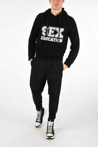 Easy Fit SEX EDUCATION Hoodie with Maxi Pocket
