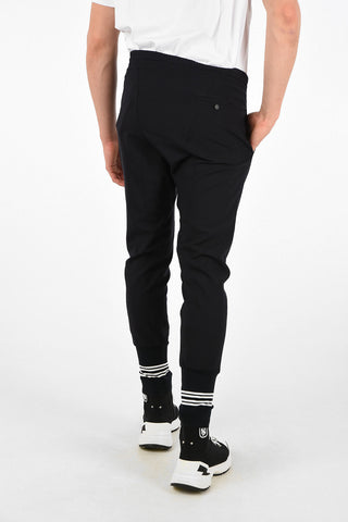 Slouch Fit Low Waist Joggers with Elastc Ankle Band