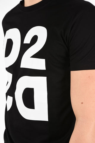 slim fit T-shirt with printed logo