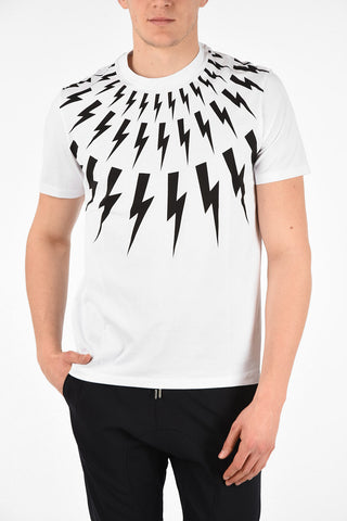 Cotton THUNDERBOLT Slim Fit T-Shirt