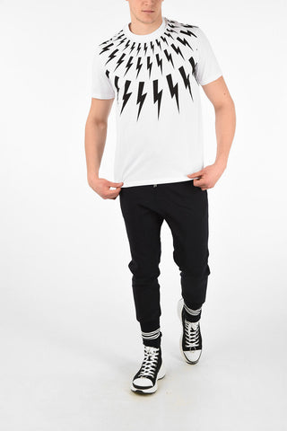 Cotton THUNDERBOLT Slim Fit T-Shirt