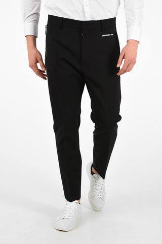 Low-Waist Jetted Pocket CIGARETTE FIT Pants