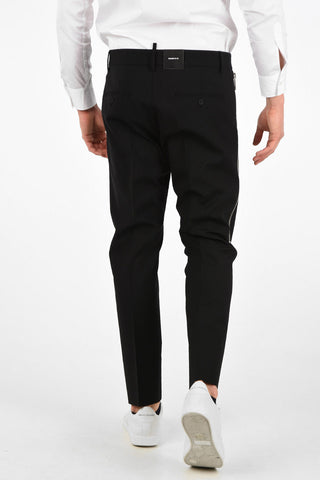 Low-Waist Jetted Pocket CIGARETTE FIT Pants