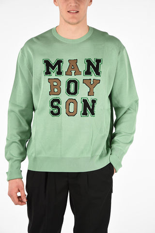 Box Fit MAN BOY SON Crewneck Sweater