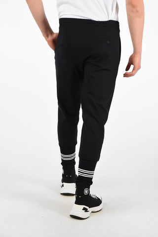 Slouch Fit Low Waist Joggers with Elastc Ankle Band