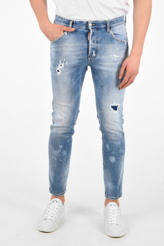 16cm Vintage Effect SKATER Slim Fit Jeans