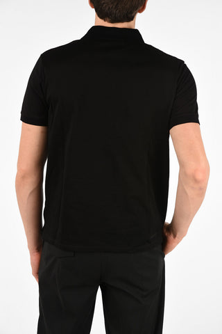Polo BOLT FLAME in Cotone con Dettaglio Ricamato
