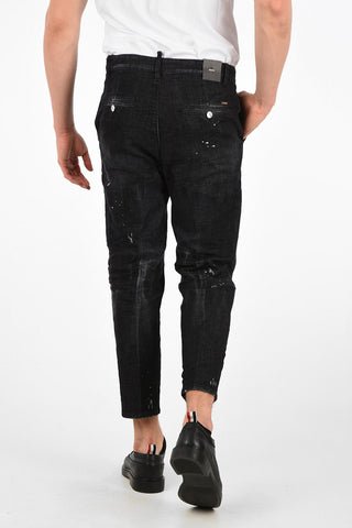 17cm Low-waist Vintage Effect Cropped BRAD FIT Jeans