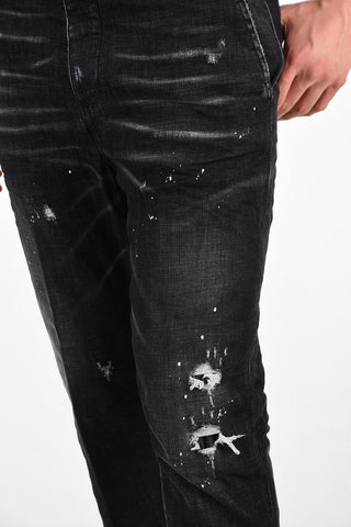 17cm Low-waist Vintage Effect Cropped BRAD FIT Jeans
