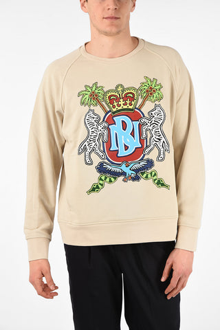 Crewneck Sweatshirt COAT OF ARMS with Front Pocket