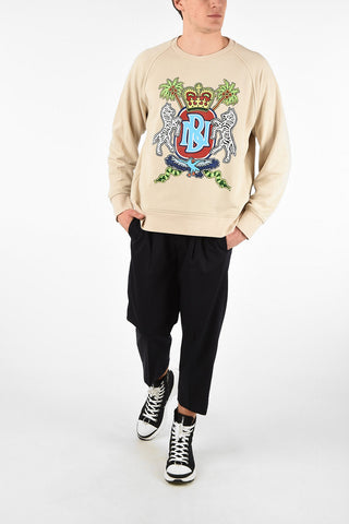 Crewneck Sweatshirt COAT OF ARMS with Front Pocket