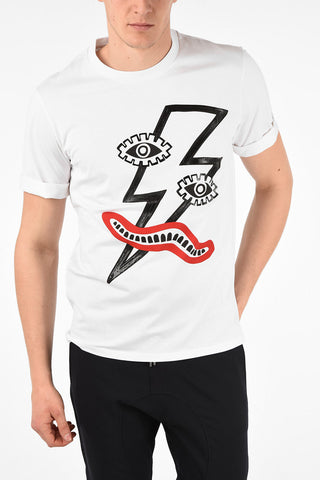 T-Shirt Loose Fit SURREALIST BOLT in Cotone