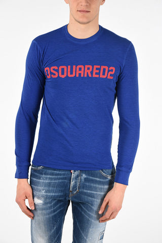Logo-Print Long Sleeve SURF FIT T-shirt