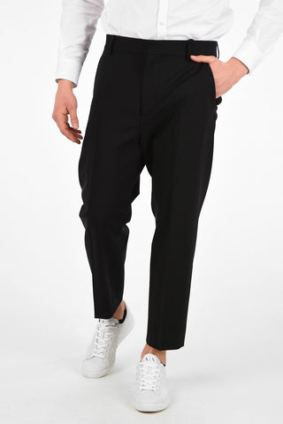 Low-Waist Single Pleat BRAD FIT Capri Pants