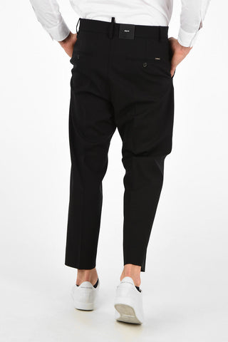 Low-Waist Single Pleat BRAD FIT Capri Pants