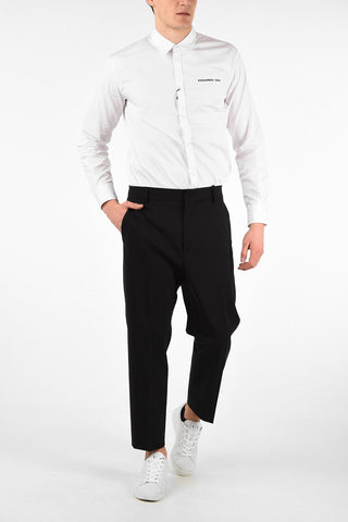 Low-Waist Single Pleat BRAD FIT Capri Pants