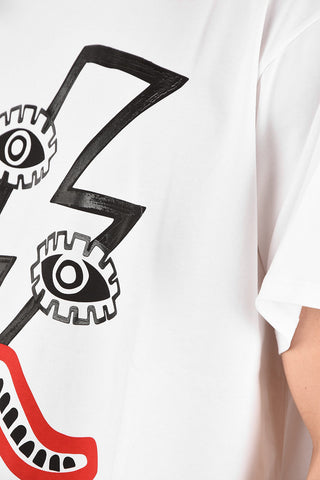 T-Shirt Easy Fit SURREALIST BOLT in Cotone