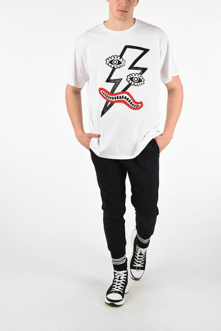 T-Shirt Easy Fit SURREALIST BOLT in Cotone