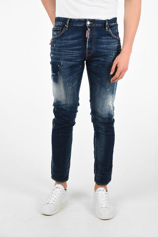 15cm Stonewashed Cropped SEXY MERCURY Jeans