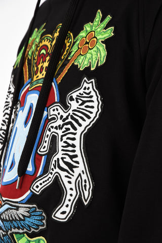 Felpa Easy Fit COAT OF ARMS con Cappuccio
