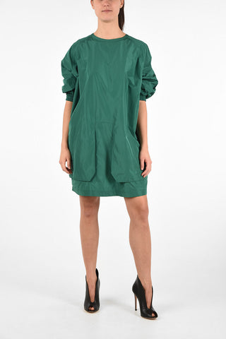 leg-o-mutton Sleeve Oversize Fit Dress