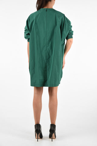 leg-o-mutton Sleeve Oversize Fit Dress