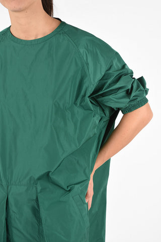 leg-o-mutton Sleeve Oversize Fit Dress