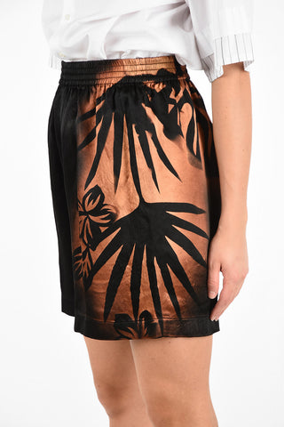 MM0 Drawstring Tie Dye Effect Shorts