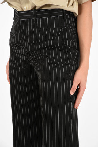 Striped Slim Fit Palazzo Pants