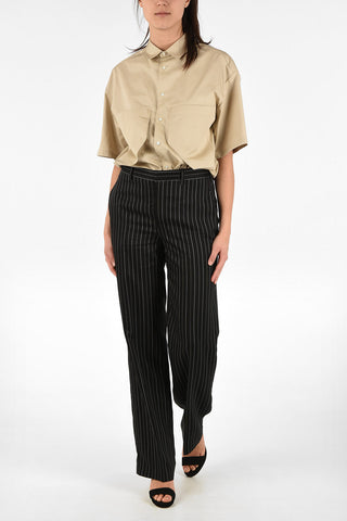 Striped Slim Fit Palazzo Pants