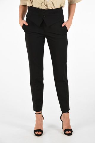 High Waist Men's Slim Fit Pants
