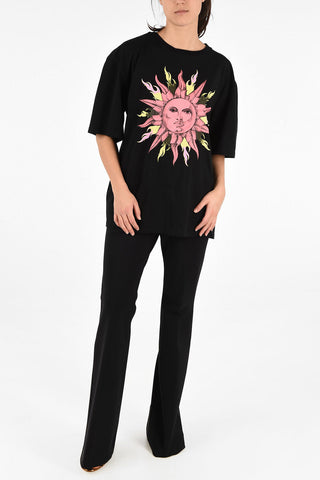 printed Sun Oversize T-shirt