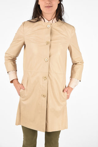 Leather Overcoat