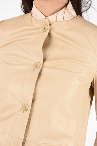 Leather Overcoat