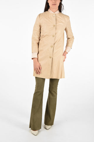 Leather Overcoat