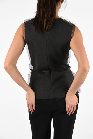 MM4 Asymmetric Top With Sheer Details