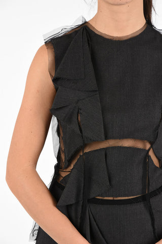 MM4 Asymmetric Top With Sheer Details